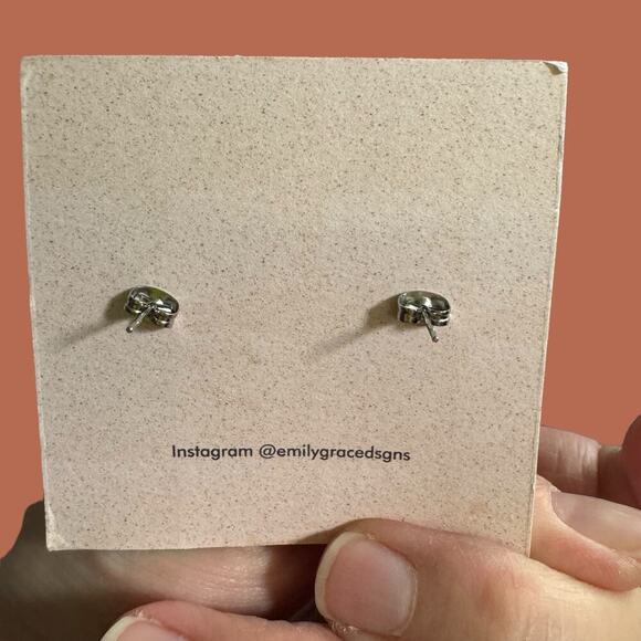 Emily Grace Designs Clay Hndmade Earrings Fall Leaves Leaf Post Backs NEW - Picture 4 of 4